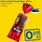 Rehe rukkileib Eesti Pagar, 600 g
