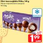 Мини-мороженое в конусах