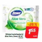 Магазин:Hüper Rimi,Скидка:Влажная туалетная бумага
Aloe Vera, Zewa, 42 шт. *