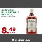 Allahindlus - ŠOTI VISKI
BALLANTINE´S