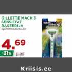 GILLETTE MACH 3
SENSITIVE
RASEERIJA