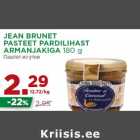 Allahindlus - JEAN BRUNET
PASTEET PARDILIHAST
ARMANJAKIGA