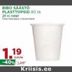 BIBO SÄÄSTÖ
PLASTTOPSID 