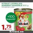 Allahindlus - KITEKAT LOOMALIHA
KONSERV KASSIDELE 