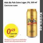 Alkohol - Hele õlu Puls Extra Lager, 