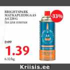 Allahindlus - BRIGHTSPARK
MATKAPLIIDIGAAS

