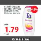 FA SENSUAL&OIL
IHUPIIM KUIVALE
NAHALE 250 ML
