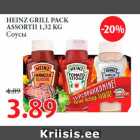 Allahindlus - HEINZ GRILL PACK
ASSORTII 1,32 KG