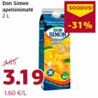 Магазин:Comarket,Скидка:Апельсиновый сок Don Simon
2 л