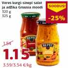 Veres kurgi-sinepi salat
ja adžika Gruusia moodi