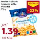 Магазин:Comarket,Скидка:Картофель фри
750 г
