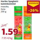 Allahindlus - Haribo Spaghetti
kummikommid