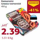 Магазин:Comarket,Скидка:Сырые колбаски Rannarootsi
450 г