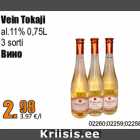 Alkohol - Vein Tokaji
