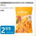 Allahindlus - SEEBERGER KUIVATATUD MANGO 100 G