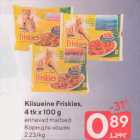 Allahindlus - Kiisueine Friskies,
4 tk x 100 g
