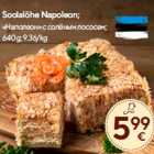 Магазин:Maxima XX,Скидка:«Наполеон» с солёным лососем