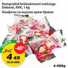 Магазин:Maxima,Скидка:Конфеты со вкусом крем-брюле