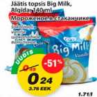 Allahindlus - Jäätis topsis Big Milk, Algida