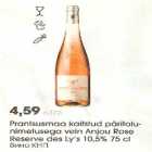 Prantsusmaa kaitstud päritolunimetusega vein Anjou Rose Reserve des Ly`s