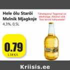 Hele õlu Starõi
Melnik Mjagkoje
