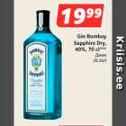 Allahindlus - Gin Bombay
Sapphire Dry,
40%, 70 cl***