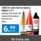 Tšiili GT vein Torres Santa
Digna 0,75 l