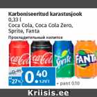 Allahindlus - Karboniseeritud karastusjook