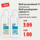 BioD pesuvahend 1 l
kontsentraat
BioD pesuloputusvahend
1 l
kontsentraat