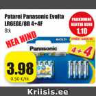 Allahindlus - Patarei Panasonic Evolta  LREGE/88 4+4F  8tk