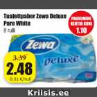 Allahindlus - Tualettpaber Zewa Deluxe Pure White