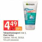 Allahindlus - Näopuhastusgeel 3 in 1, Pure Active