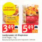 Allahindlus - Vaniljesaiake või lihapirukas