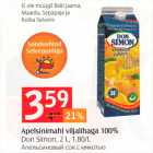 Магазин:Selver,Скидка:Апельсиновый сок с мякотью