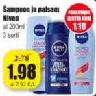 Šampoon ja palsam Nivea 
