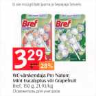 WC-värskendaja Pro Nature Mint Eucalyptus või grapefruit