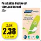 Allahindlus - Pesukaitse Vuokkoset 100% Bio Normal 26 tk