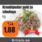 Kruubipuder peki ja sibulaga kg