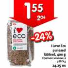 Allahindlus - I Love Eco punased läätsed