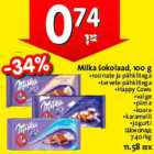 Allahindlus - Milka šokolaad