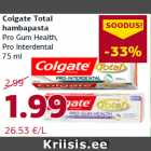 Allahindlus - Colgate Total
hambapasta