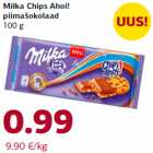 Allahindlus - Milka Chips Ahoi!
piimašokolaad
100 g