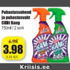Puhastusvahend ja puhastusvaht Cillit Bang
