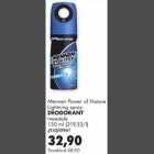 Allahindlus - Mennen Power of Nature Lightning spray deodorant meestele