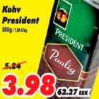 Allahindlus - Kohv President