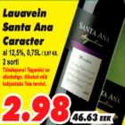 Alkohol - Lauavein Santa Ana Caracter