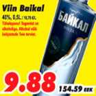 Alkohol - Viin Baikal