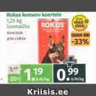 Rokus konserv koertele 1,25 kg