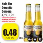 Alkohol - Hele õlu Corona Cerveza