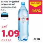 Минеральная вода
Värska Originaal